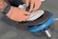 How To Put A Tib Bar On Foot For Rehab Exercise Physiologist Putting Tib Bar On Foot For Rehab