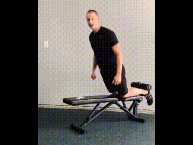 Exercise Physioogy Client Peforming Nordic Bench Exercises Client Peforming Nordic Bench Exercises